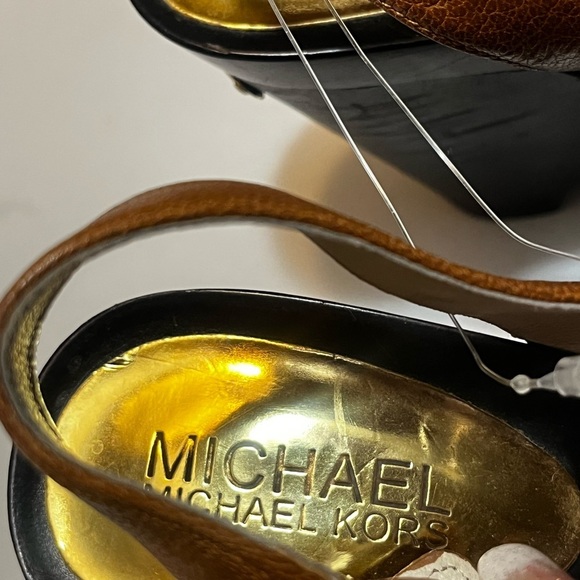 Michael Michael Kors Charm Sling Platform Pumps Sz 6 Women - Picture 4 of 10